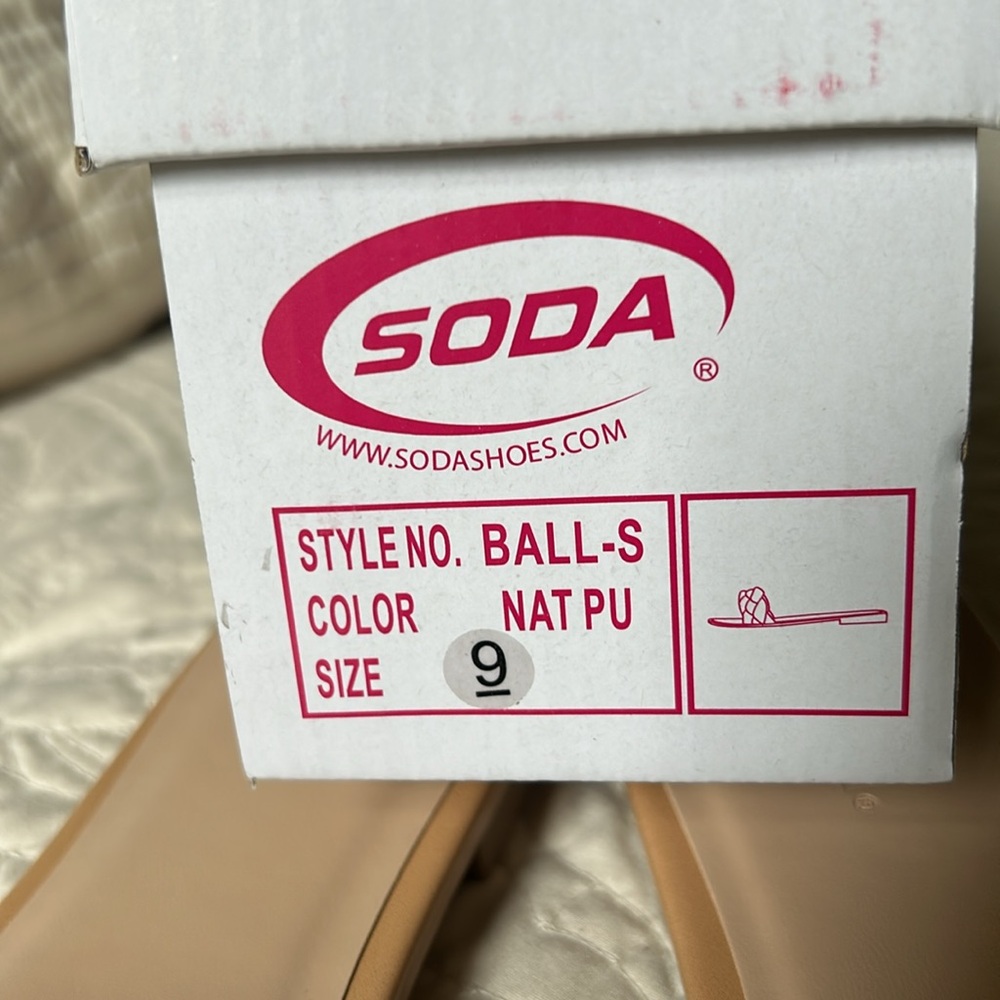 Soda Tan Braided Slide Sandals - Picture 3 of 4